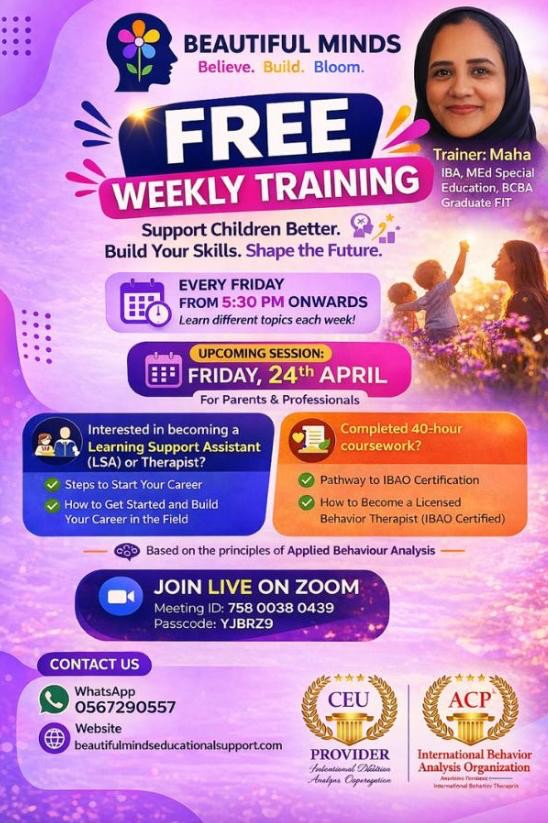 Free Weekly Training
